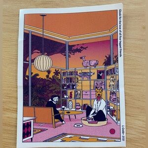 CLOAK brand “For the love of all four legged friends” sticker.